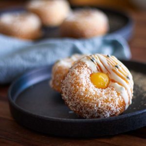 Baked Passion Fruit Donuts