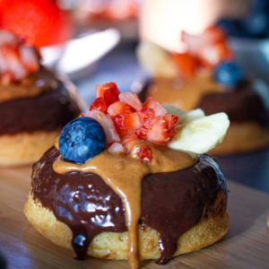 Baked Morning Pancake Donuts